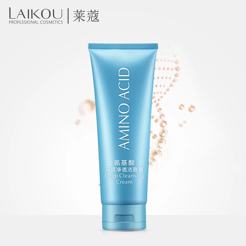 

LAIKOU Amino Acid Foam Cleanser Deep Cleansing Facial Cleanser Nourishing Moisturizing Oil Control Shrink Pores Face Cleanser