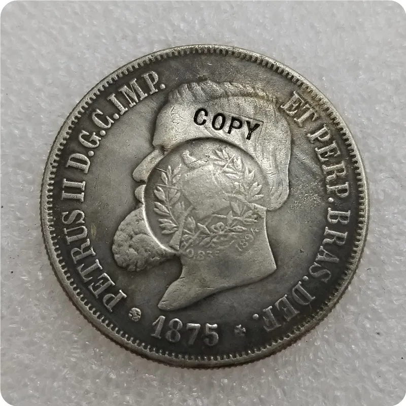 

1875 BRAZIL 2000 REIS COPY