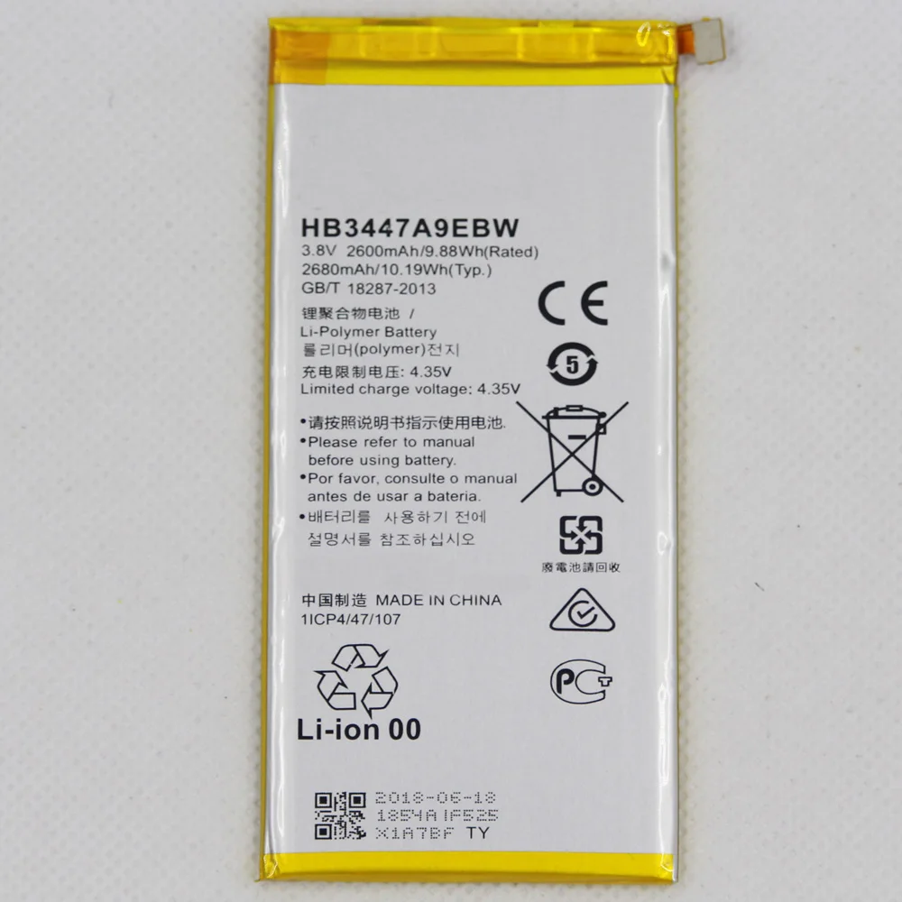 10pcs/lot Hb3447a9ebw Battery Replacement Huawei P8 Gra-cl10 Gpa-ul00 Gra-l09 Gra-l03 Rechargeable Battery - Phone Batteries - AliExpress