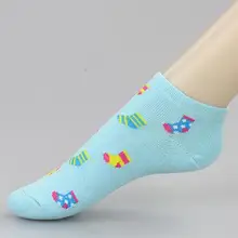 12 пар/лот хорошее качество хлопок Для женщин модные Носки для девочек яркие цвета ботильоны женские носки Для женщин низкий С