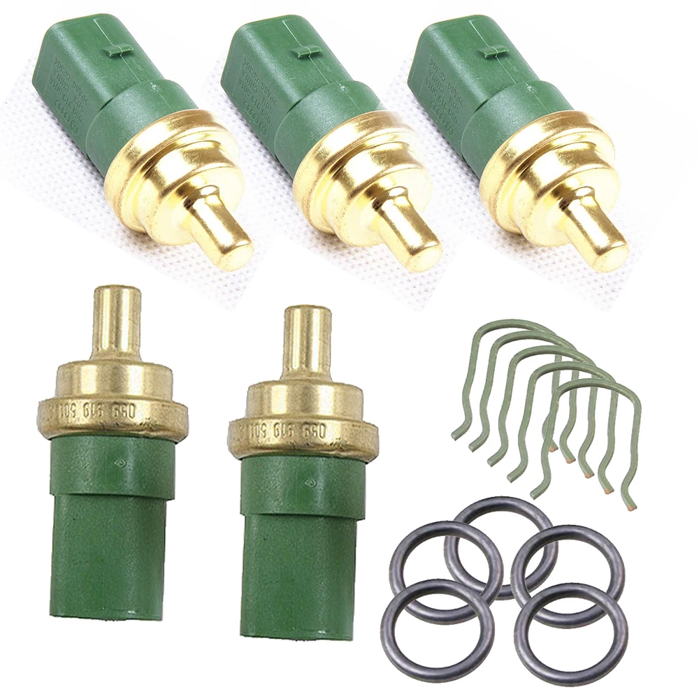 TUKE 5pcs OEM Temperature Sensor Plug Temperature Sensors For VW Passat