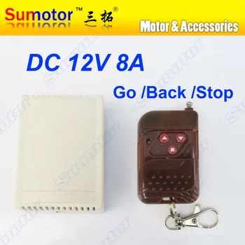 

DC 12V 8A motor remote wireless controller switch forward reversal 315MHZ 2 channel RF Linear actuator SMART home gate open