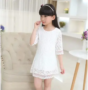 

Children'S Clothing For Girls Dresses Summer Kids Baby Fashion Lace Princess Dress In Party Girls A-Line Dress Clothes