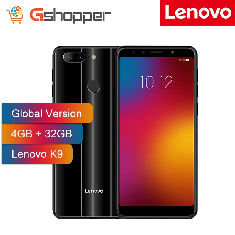 

Global Version Lenovo K9 4GB 32GB 3000mAh Smartphone 13MP Four Cams 5.7inch 18:9 Android 8.1 Helio P22 Octa core 4G Mobile Phone