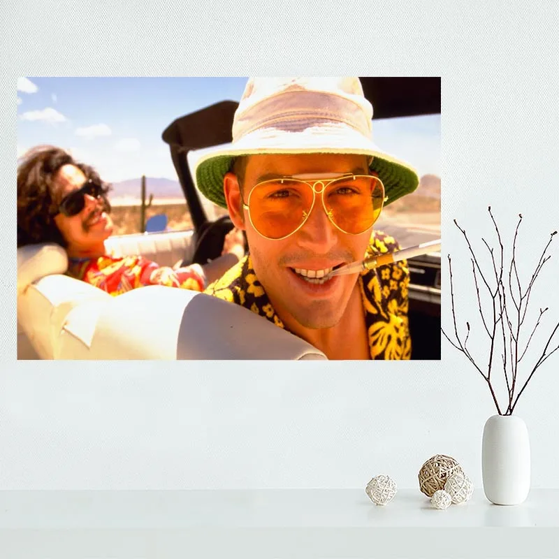 Custom Fear And Loathing Decorative Canvas Poster High Quality Home Decoration Wall Art Cloth Fabric Print | Дом и сад