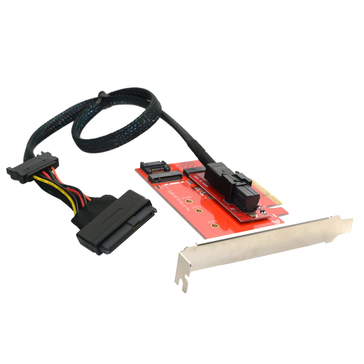  PCI-E 30x4 Lane Host Adapter M.2 NGFF M Schlüssel SSD zu U.2 U2 Kit SFF-8639 mit Kabel für Mainboar