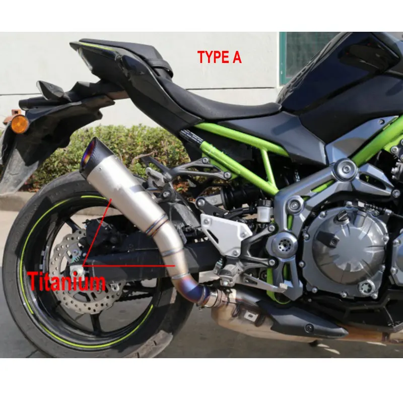 MOKALI Titanium alloy motorcycle exhaust for KAWASAKI Z900, moto