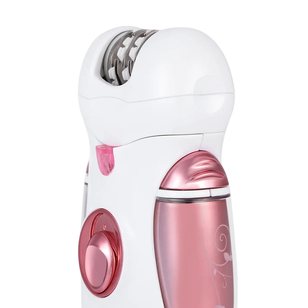 Kemei KM-2530 4 в 1 Электрический эпилятор прибор для удаления мозолей Женская бритва Женская электрическая машинка для бритья волос депилятор для тела