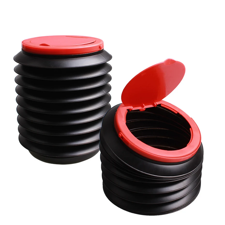 

Universal Car Trash Bin Auto Organizer Storage Box Car Trash Can Rubbish Gargage Holder 4L Automobile Storage Bucket Accessories