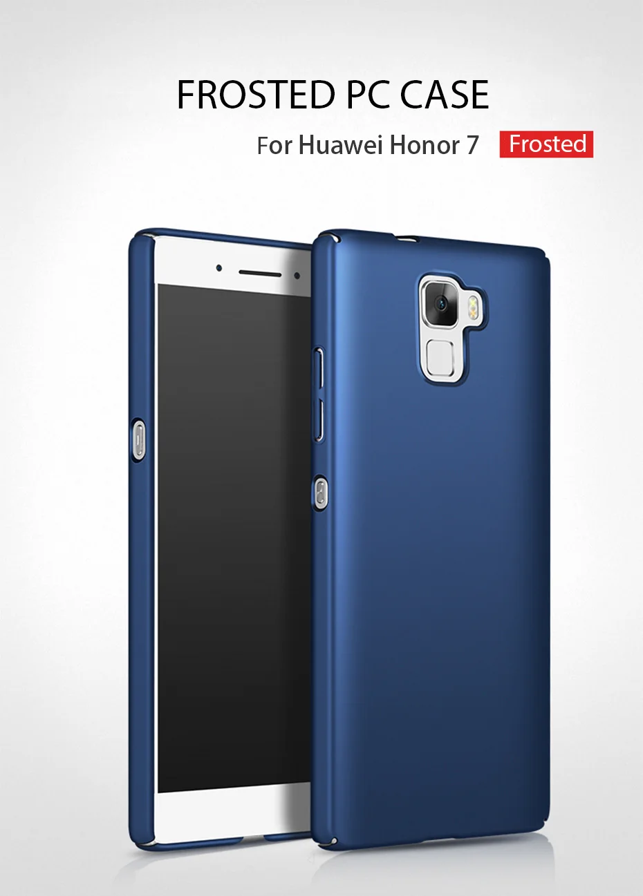 Чехол для huawei Honor 7, супер тонкий гладкий и матовый жесткий чехол, чехол для мобильного телефона, чехол s для huawei Honor 7, Fundas Capa