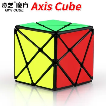 

New Qiyi Axis Cube Stickerless or Black Puzzle 3x3 Strange-shape Magic Cube Cubo Magico Learning Educational Toys For Children