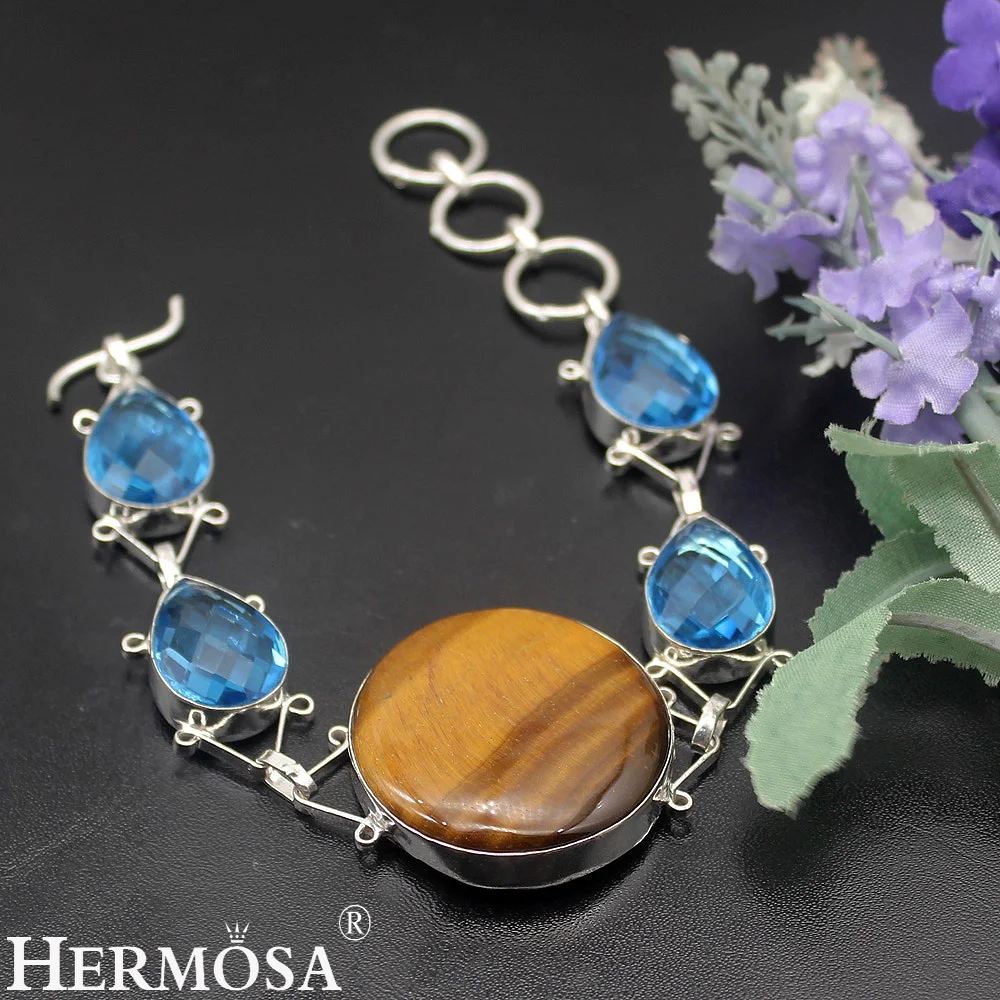 Hermosa ювелирные изделия изысканные уникальные модные браслеты серебряного цвета