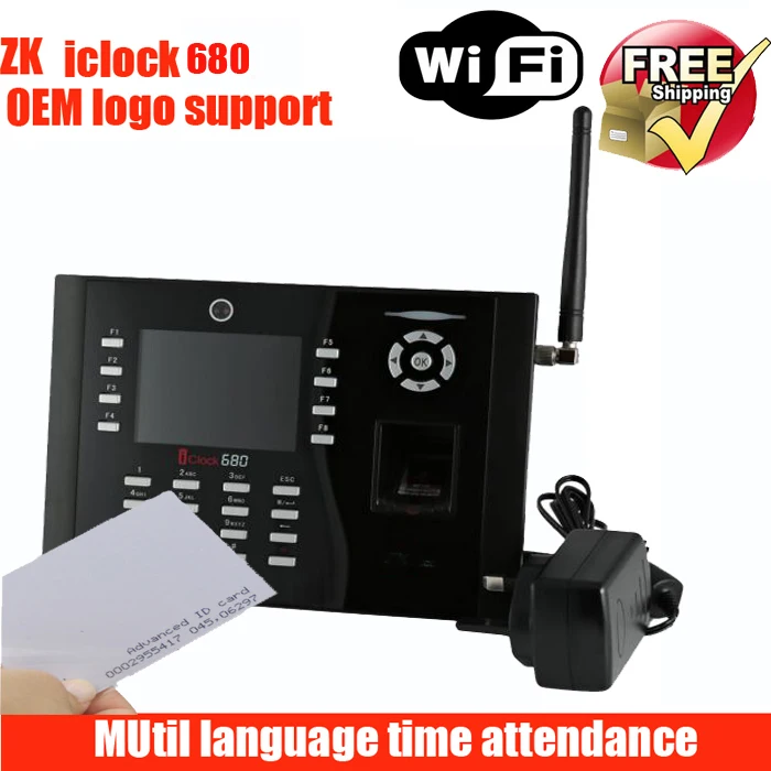 WIFI TCP/IP биометрический отпечаток пальца и 125 кГц RFID карты посещаемость времени с