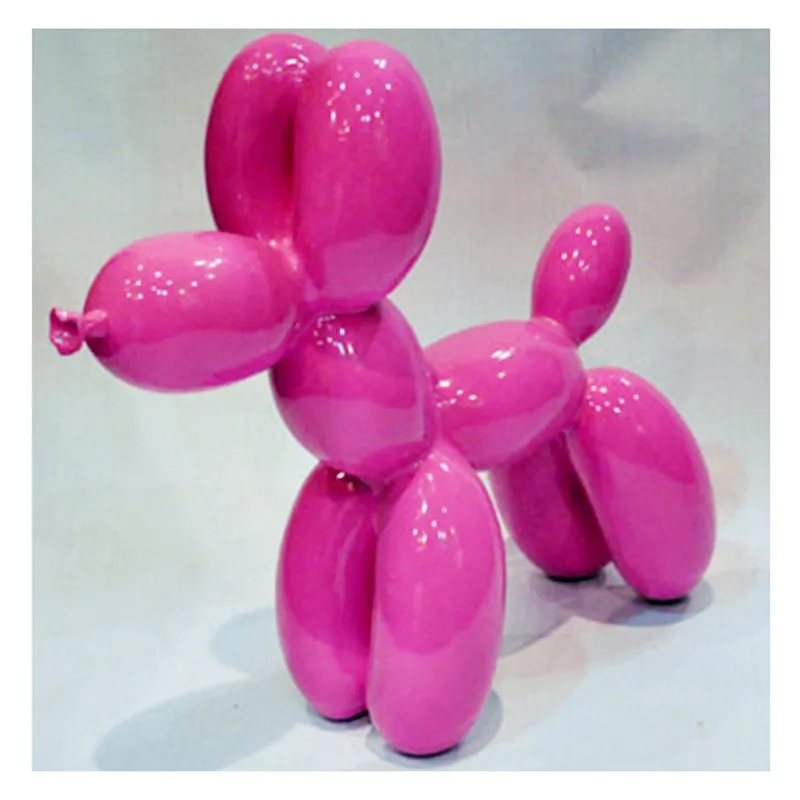 

Balloons Dog Street Art Resin Child Seat Creative Craftwork Living Room Decoration G1221