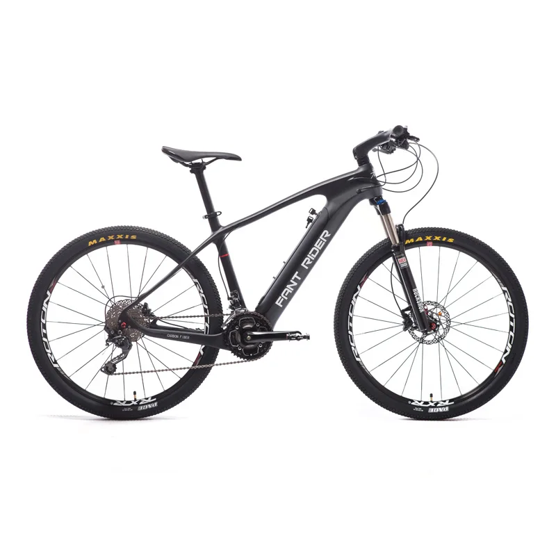 Carbon Fiber Electric Mountain Bicycle 27 5inch Hybrid Carbon Fiber Smart Lithium PAS Middle Motor MTB