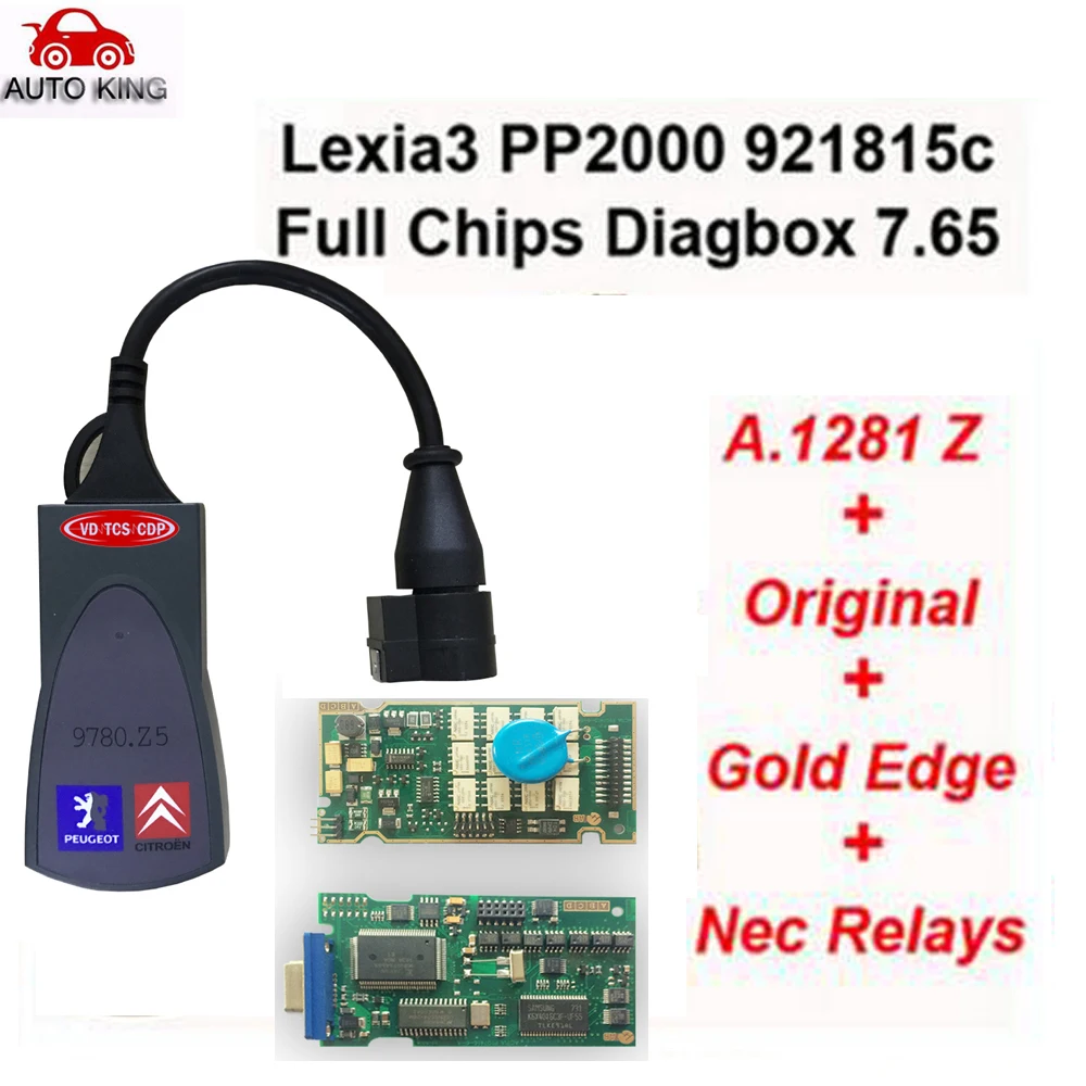 Factory SALE! PP2000 V25 Lexia3 Lexia 3 V48 Diagbox 7.65 Serial 921815C ...