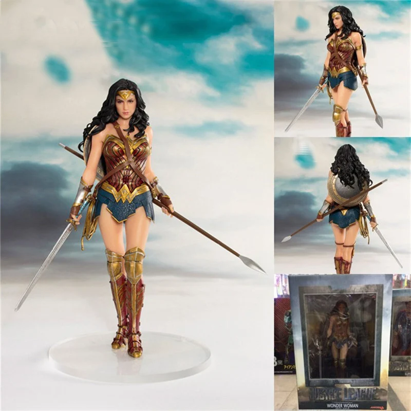 

Anime Figure 20cm Superheroes Batman Green Lantern Flash Superman DC Wonder Woman PVC Action Figures Kids Toys Dolls Model