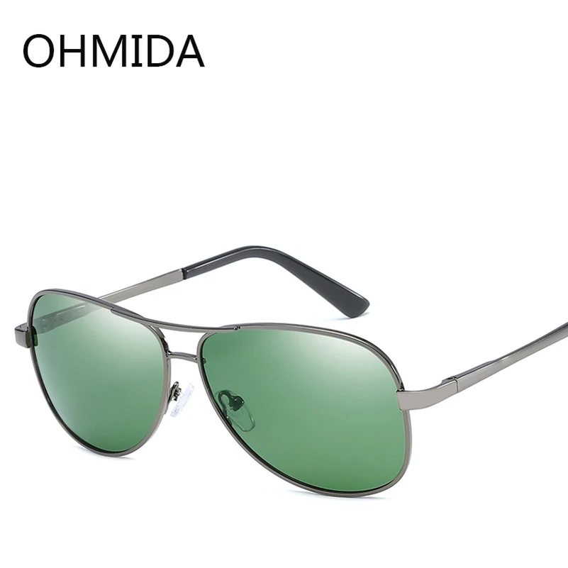 Солнцезащитные очки OHMIDA Мужские поляризационные винтажные брендовые солнечные
