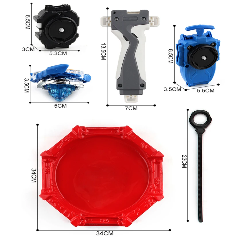 Beyblade Burst в оригинальной коробке распродажа металлический Волчок 4D BB807D с пусковым