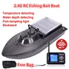 Free Bag JABO 2BD 20A/10A Water depth detecting Temperature detecting RC Fishing Bait Boat Fish finder bait boat RC Boat Gifts 1