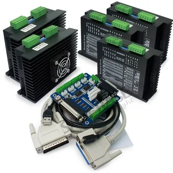 

CNC 5x MA860H Stepper Motor Driver 2.6-7.2A 18-80VAC 24-110VDC + Breakout Board