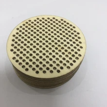 20 шт. лазерная резка округлой формы вышивки крестом на заказ diy домашний декор брелок ювелирные изделия 65 мм диаметр