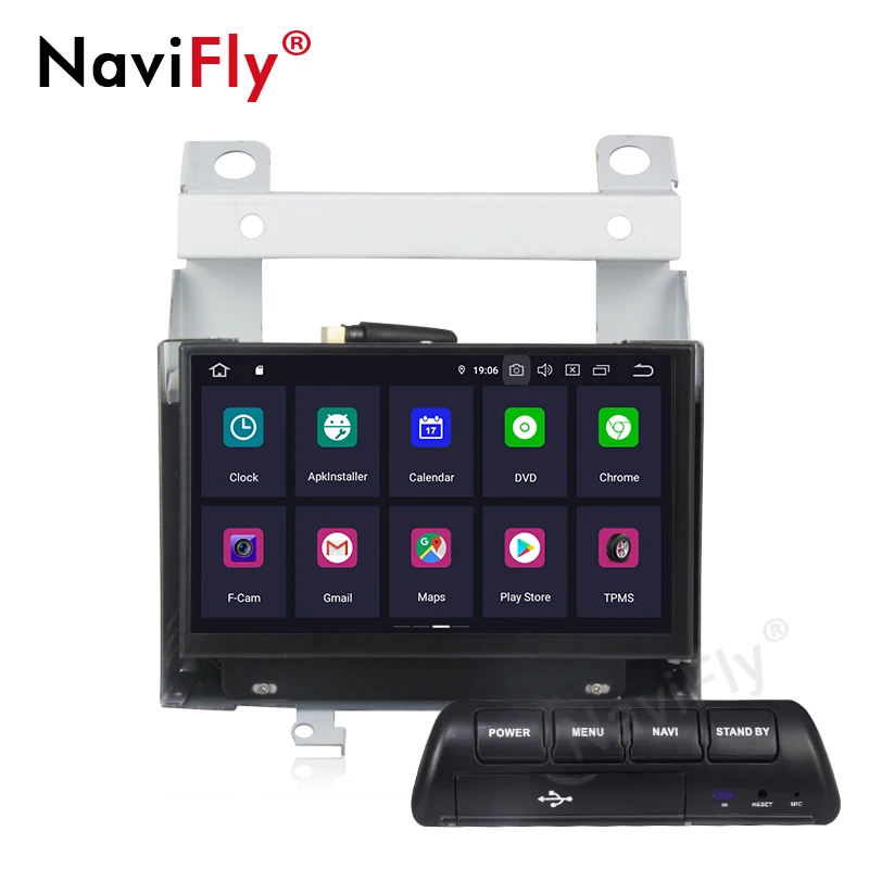 NaviFly 7 ''экран ips/DSP Android9.0 2Din автомобильный мультимедийный плеер для Land Rover freelander 2 2007-2012 Автомобильный gps навигатор