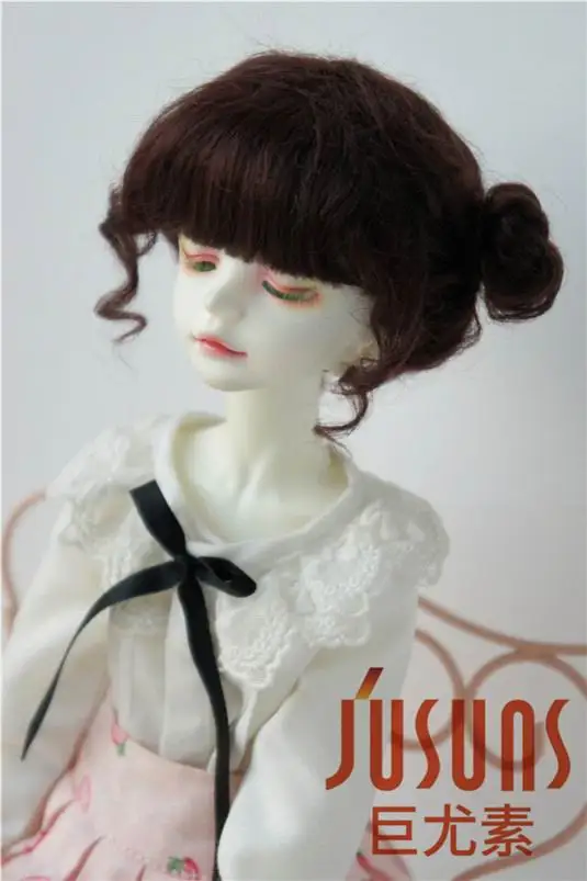 JD406 MSD мохер кукла парик 1/4 прекрасный два пони bjd куклы парик 7-8 дюймов кукла аксессуары