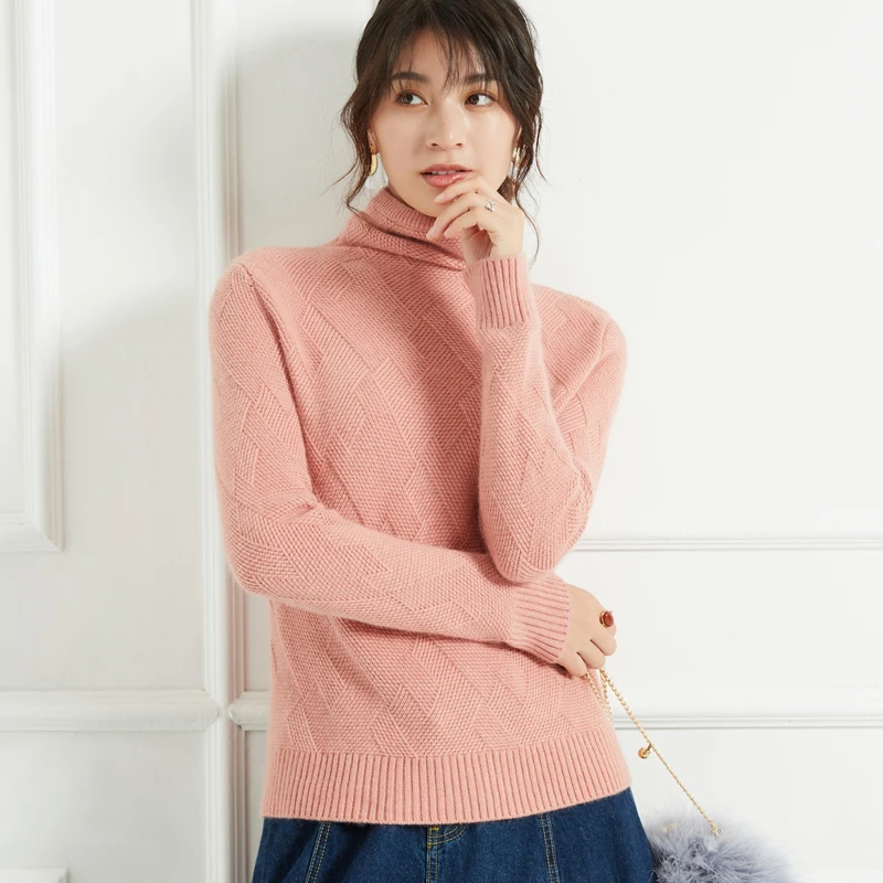 ZEHANGSEA-Winter new women's pullover high collar short simple fashion elegant comfortable ladies large size sweater-Shipping ZEHANGSEA-Winter new women's pullover high collar short simple fashion elegant comfortable ladies large size sweater-Shipping