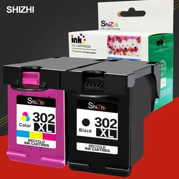 

SHIZHI Remanufactured HP 302 302XL Ink Cartridges Work with HP DeskJet 1110 1115 2130 2132 3630 3830 4651 4652 Envy 4520 4521