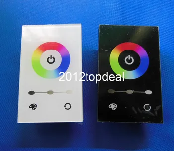

Wall-Mounted DC12-24V Full-Color Touch Panel Dimmer Controller For RGB LED Strip
