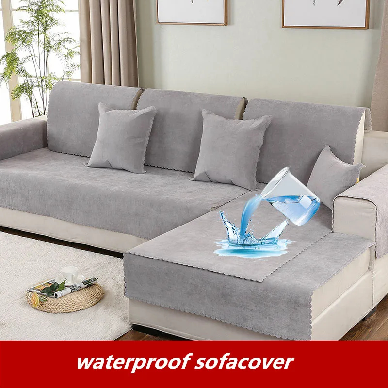 Waterproof European non slip sofa cushion Solid color Separates baby