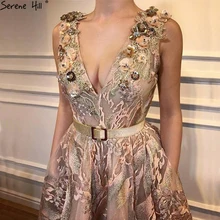 Сексуальное длинное торжественное вечернее платье с цветочным рисунком, платье с поясом, платья Avondjurken Gala Jurken BLA6504