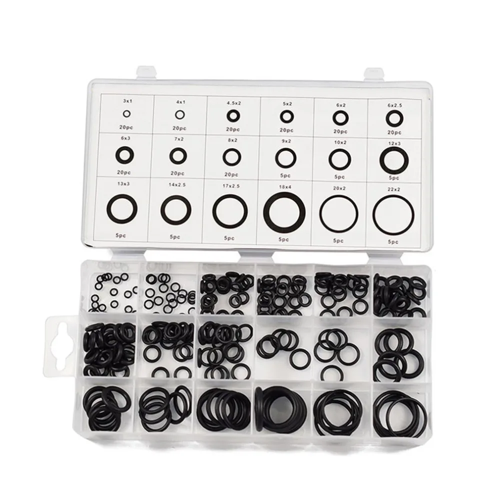 

300PCS/SET Professional Use External Snap Ring Assortment Kit Set Circlip 18 Sizes Retaining Ring With Storage Case