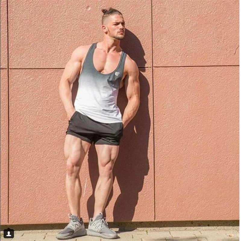 Gym tank tops men sport clothing-7
