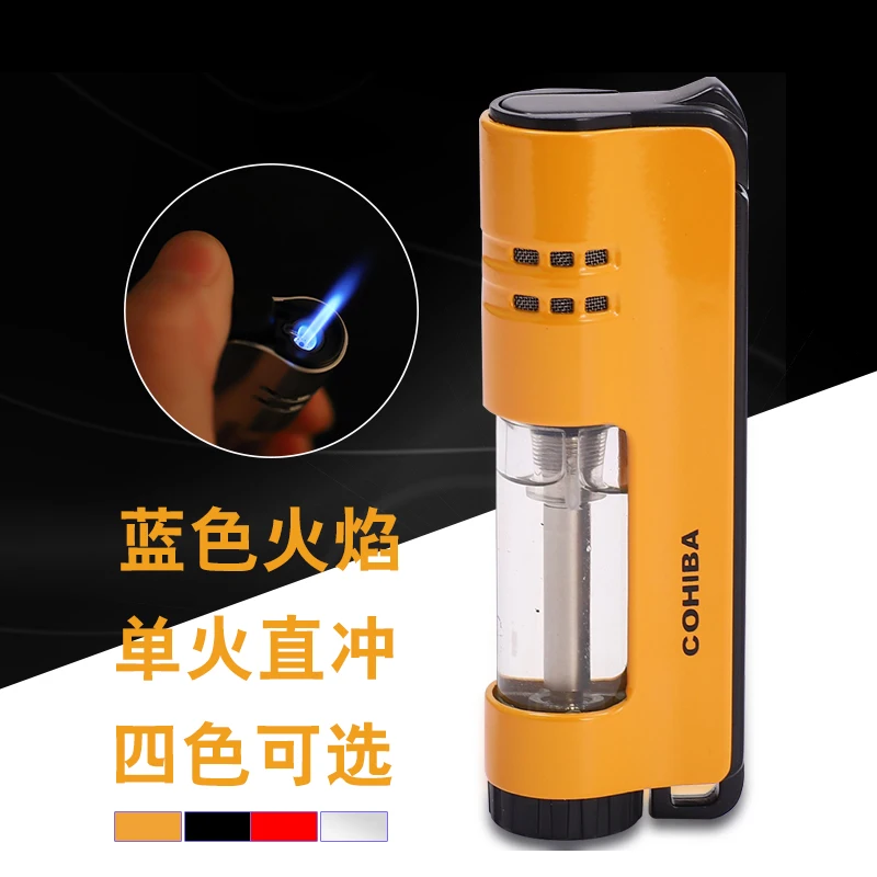 COHIBA гаджеты ветрозащитные 1 факел струйное пламя сигары легче чем газ бутан
