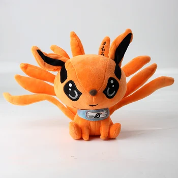 

17cm Kurama plush cartoon doll toy cute soft stuffed kyuubi fox plush doll for children birthday gift