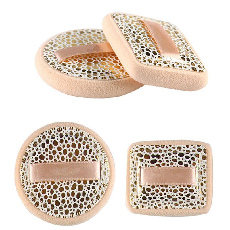 2 шт. профессиональная косметическая пудра с лентой мягкая губка для макияжа лица влажная пудра инструменты для макияжа косметическая пудра