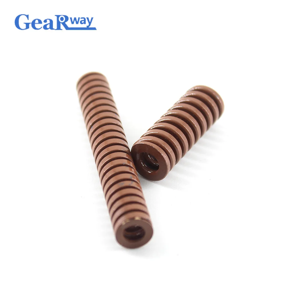 

Gearway Brown Die Spring TB20x60/20x65/20x70/20x95/20x100mm 24% Compression Ratio Tubular Section Mould Die Compression Spring