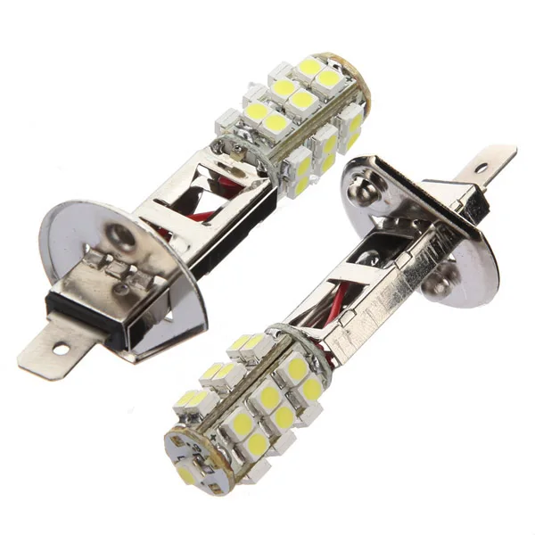 2 шт H1 25 (1210) SMD белый светодио дный Ультра-яркий луч света лампы лампа пучка DC12V