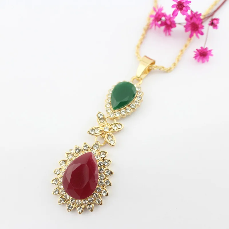 jiayijiaduo-Jewelry-Red-of-Earrings-And-Necklace-For-Women-Nigerian-Wedding-African-Bridal-Jewelry-Set-Crystal (4)