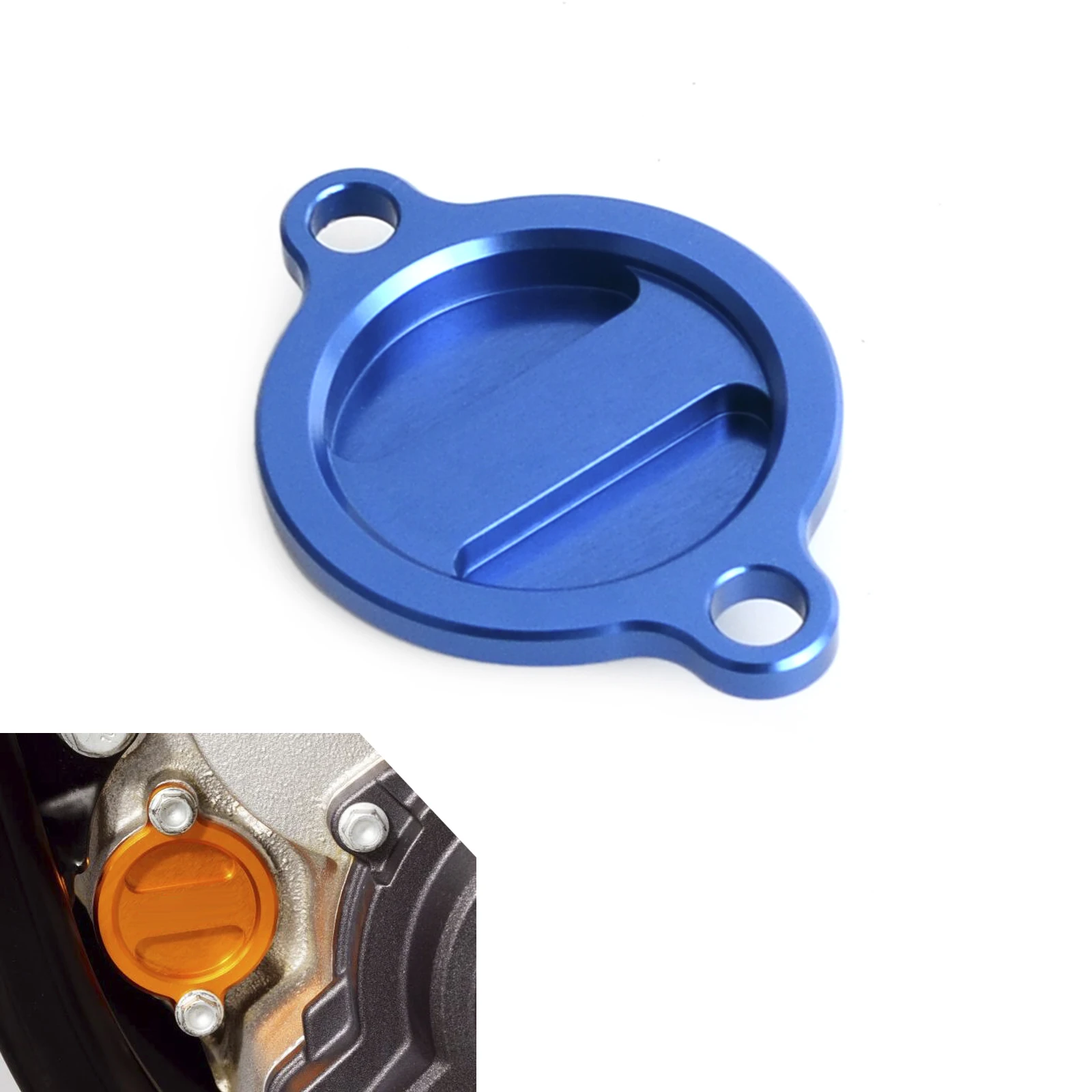 Factory Enigne Oil Filter Cover Cap For Husqvarna FC350 FC450 16-19 FC250 FE250 FE350 14-19 FE450 FE501 FX350 17-19 FS450 17-18