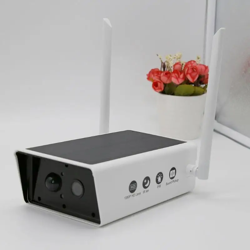Y88 4G sim-карта ip-камера на солнечной батарейке 2MP наблюдения IP67 водонепроницаемая видеокамера