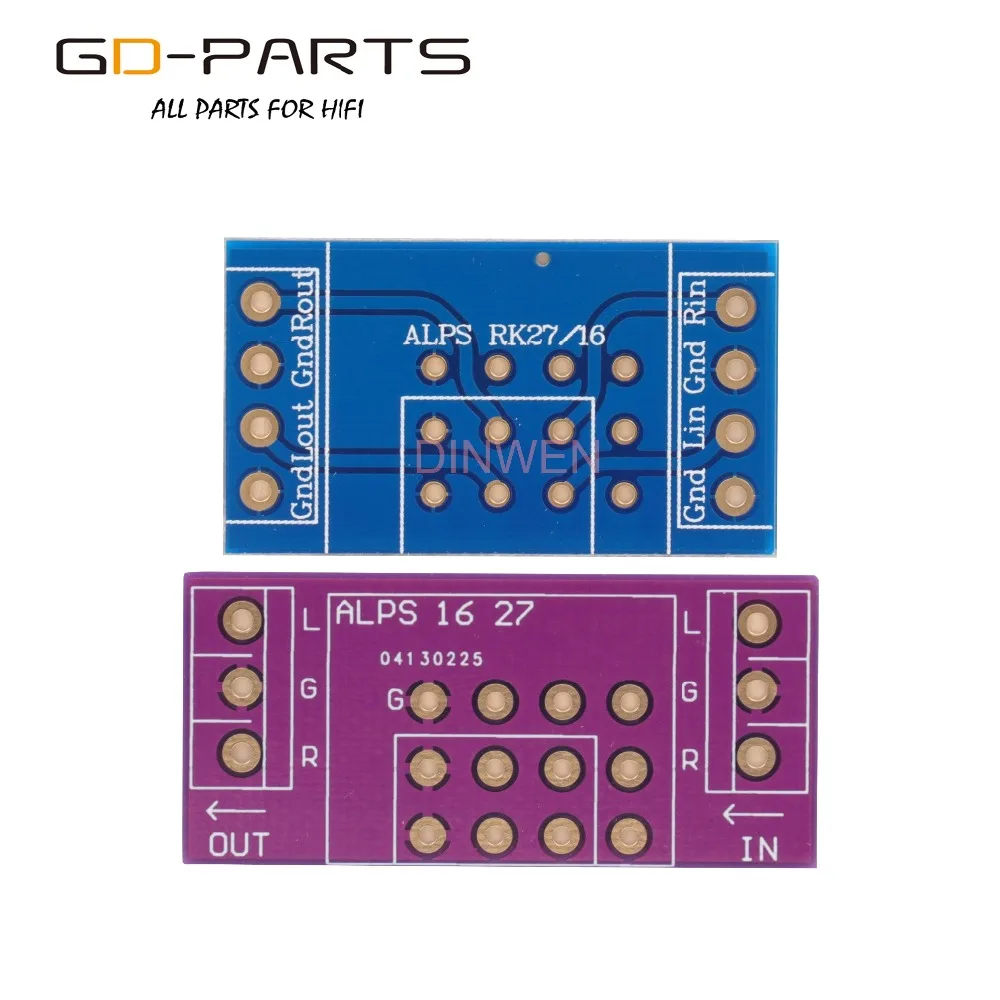 Двухсторонний FR4 адаптер для печатной платы печатная плата для ALPS RK16 RK27 объемные потенциометры Hifi аудио DIY 1 шт