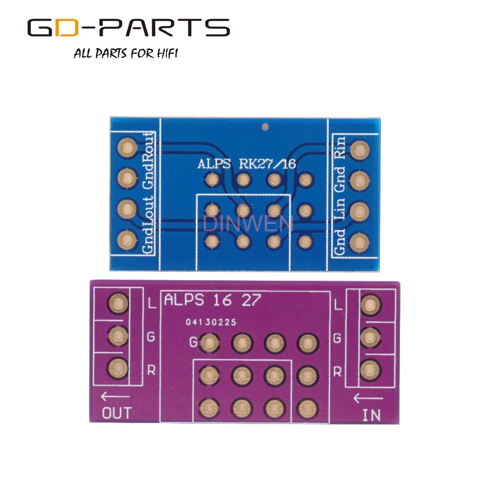 Двусторонняя фрижесткая печатная плата для ALPS RK16 RK27 потенциометры громкости Hi Fi