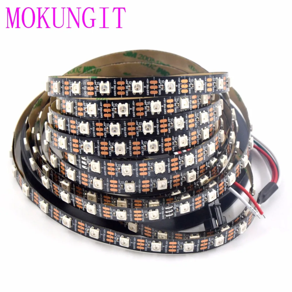 

50M 10X5M 60LEDS/M 300LEDs SK6812 WS2812B Individually Addressable 5050 RGB LED Strip Light LED Pixel Flexible Lamp