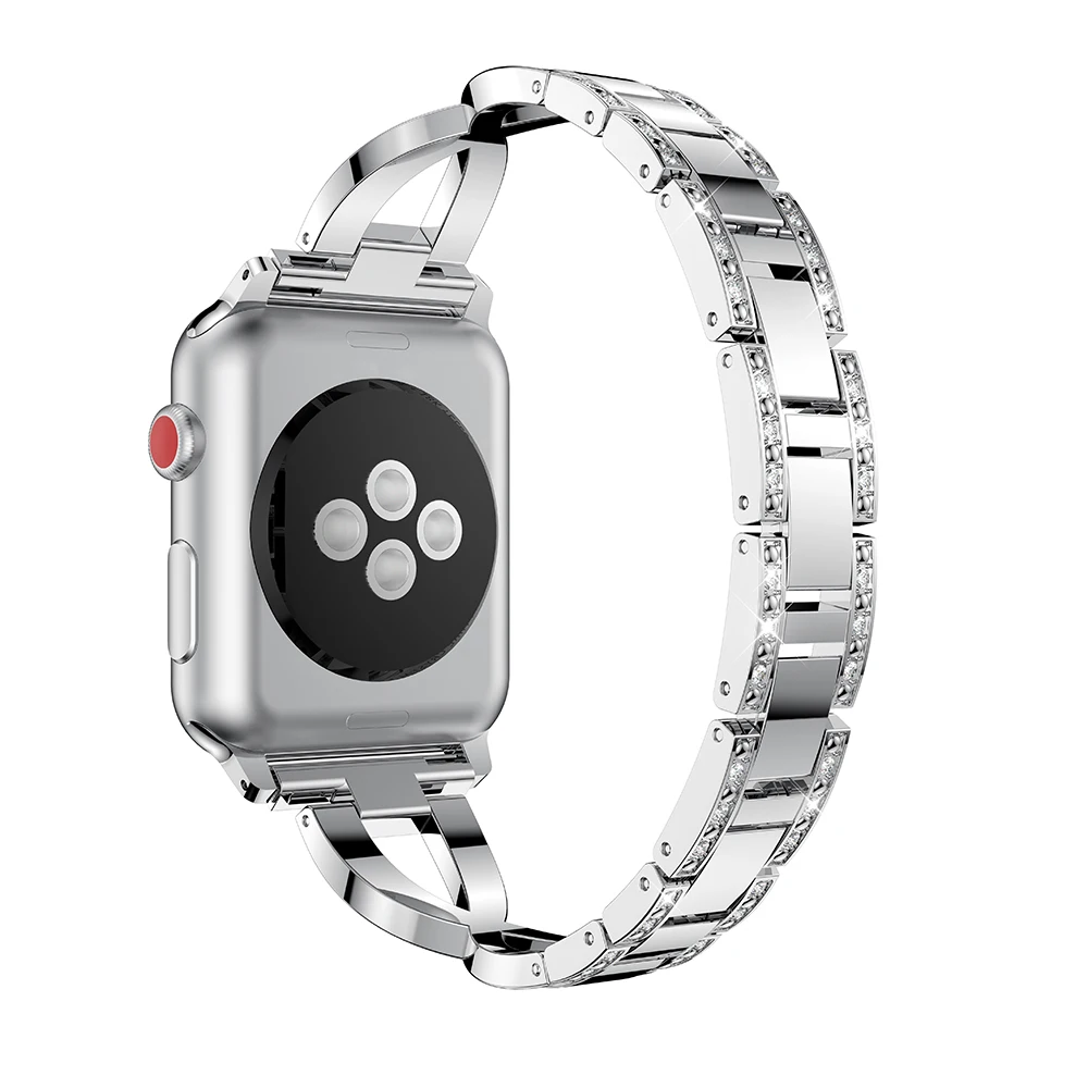 Ремешок для Apple Watch, 42/44 мм, черный, золотистый, нержавеющая сталь, металлический сменный Браслет, ремешок для Apple Watch iWatch, ремешок 38/40 мм