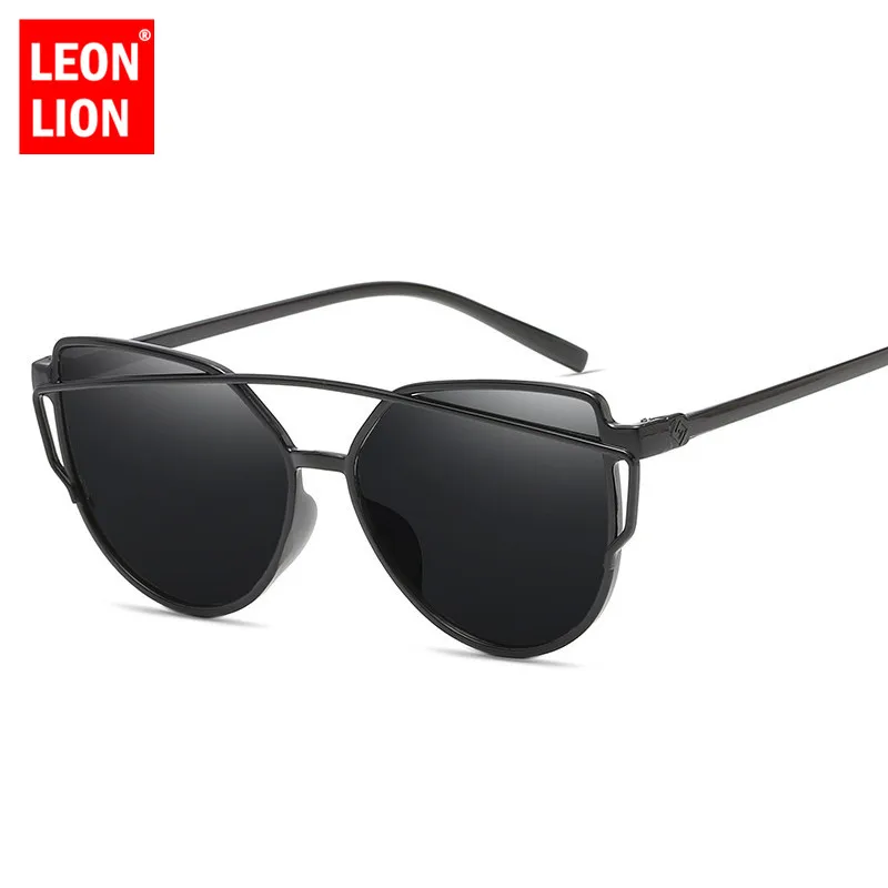 

LeonLion 2019 Cat Eye Sunglasses Women Classic Colorful Mirror Outdoor Oculos De Sol feminino UV400 Brand Designer Sun Glasses