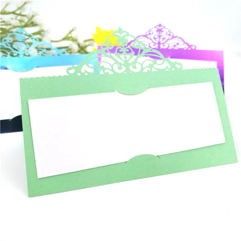 99CM 100PCS Laser Cut Place Name Cards Wedding Birthday Event Party Decorations Place Escort Card 6ZSH873-100 (13)
