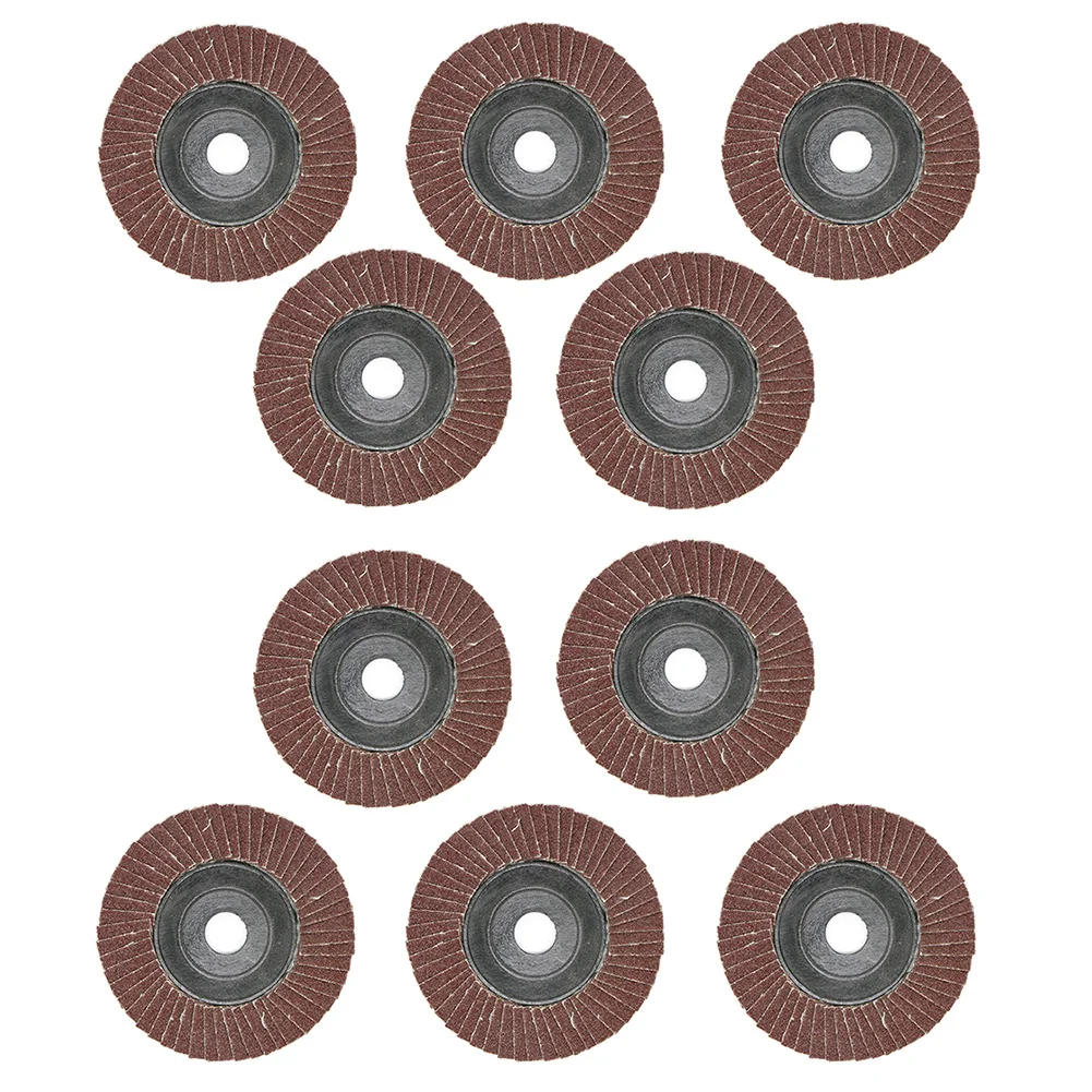 10pcs 100mm Flap Disc Sanding Grinding Angle Wheel Grinder Abrasive Tool 80 Grit angle-grinder-discs
